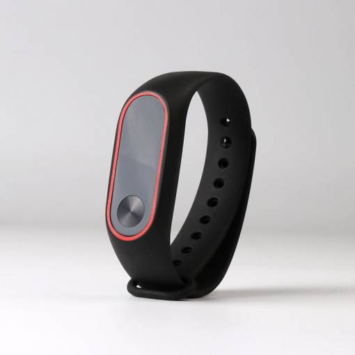 Foto - eses Náramok čierno červený pre Xiaomi Mi Band 2