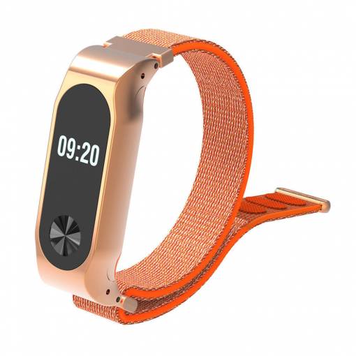 Foto - eses Nylonový remienok oranžový pre Xiaomi Mi Band 2