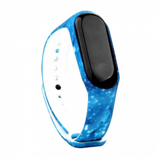 Foto - eses Náramok pre Xiaomi Mi Band 3 a Xiaomi Mi Band 4 - Modrý