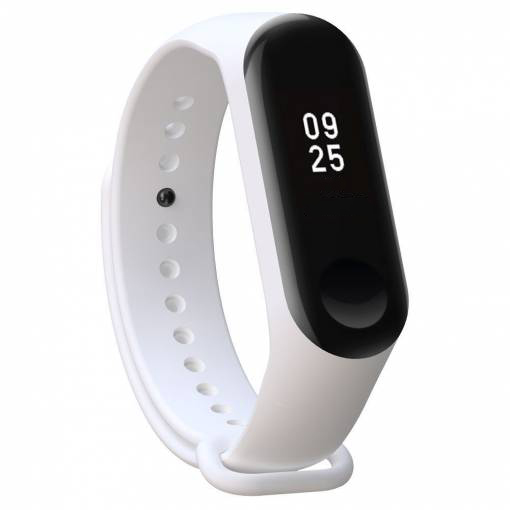 Foto - eses Náramok pre Xiaomi Mi Band 3 a Xiaomi Mi Band 4 - Biely