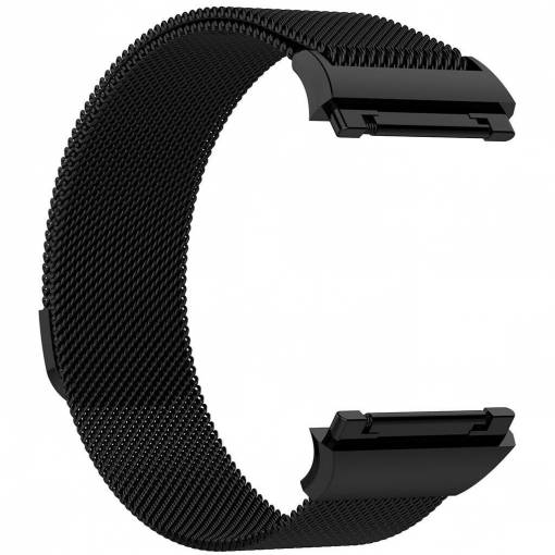 Foto - eses Milánský ťah čierny veľkosť S pre Fitbit Ionic