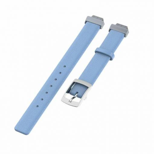 Foto - eses Kožený řemínek modrý pro Fitbit Inspire/ Inspire HR