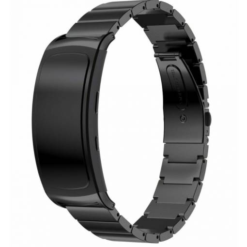Foto - eses Kovový remienok pre Samsung Gear Fit 2 - Čierny
