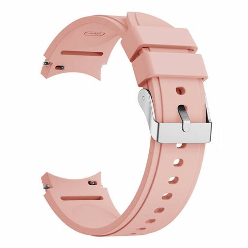 Foto - eses Silikónový remienok pre Samsung Galaxy Watch 4, 5, 6 - Ružový, 20 mm