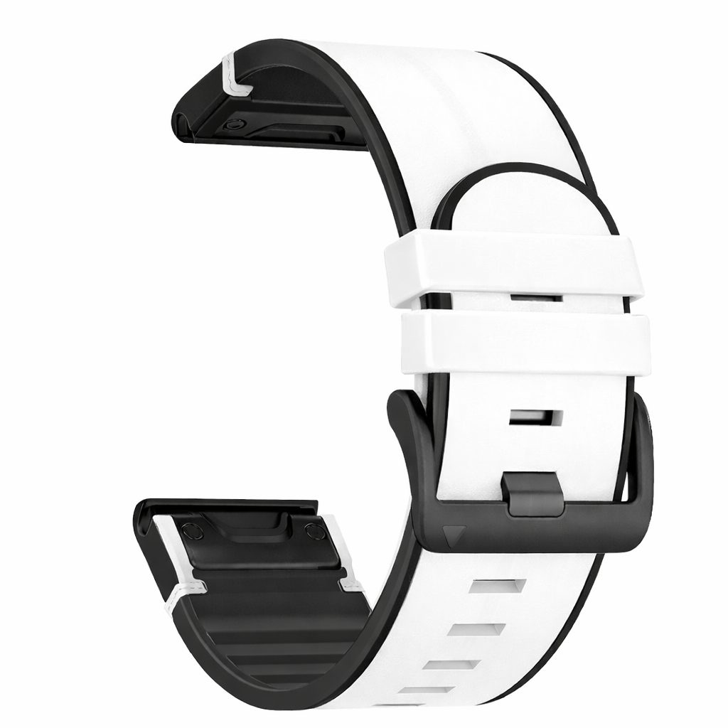 eses Športový kožený remienok pre Garmin - Svetlo sivý, QuickFit 26 mm