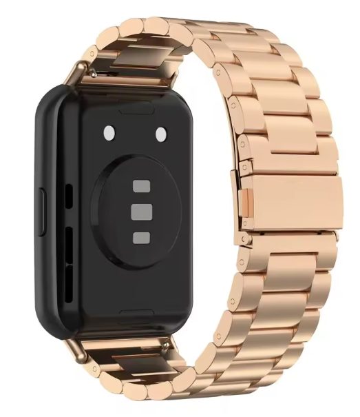 eses Kovový remienok pre Huawei Watch Fit 2 - Ružovo zlatý